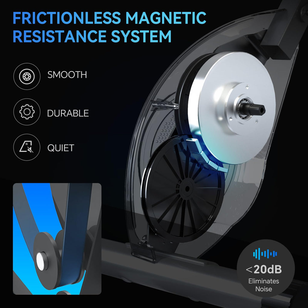 Zorvalyn Lightweight 33LB Foldable Exercise Bike